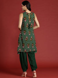 Anouk Floral Printed Kurta with Salwar