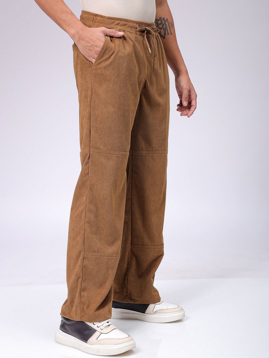 The Indian Garage Co Men Loose Fit Joggers Trousers