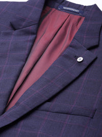 Raymond Checked Contemporary Fit Formal Blazer With Trouser