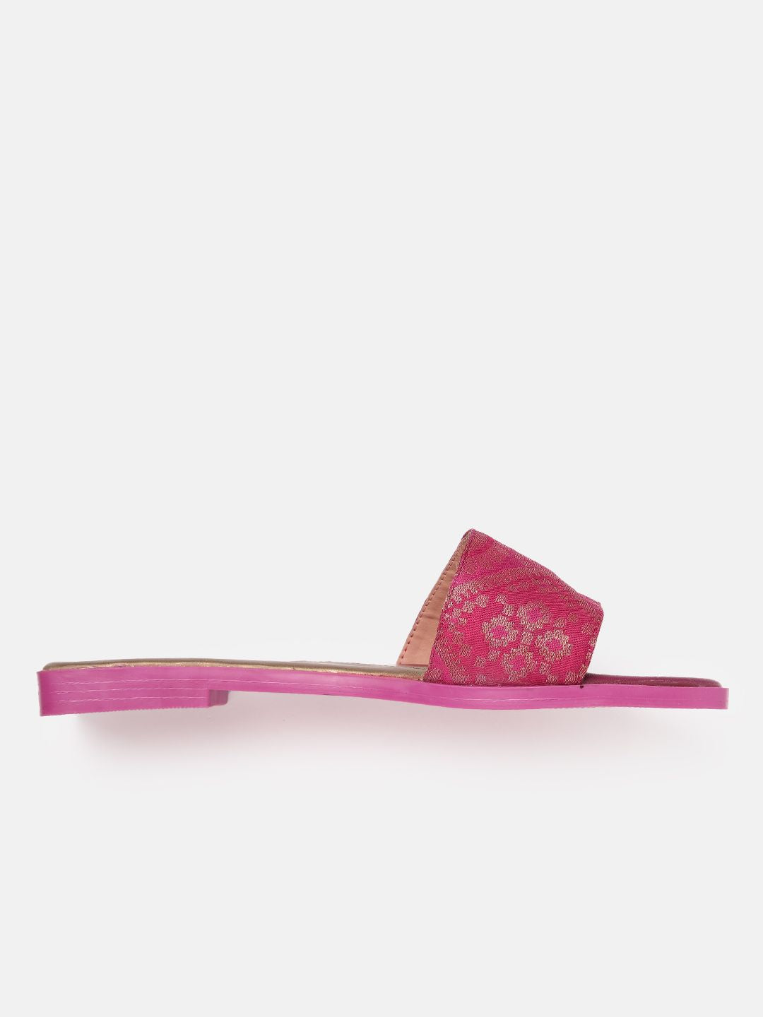 Anouk Women Woven Design Ethnic Open Toe Flats