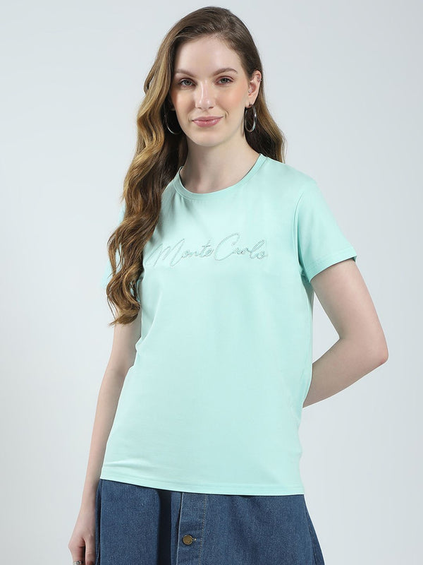 Monte Carlo Brand Logo Embroidered T-shirt