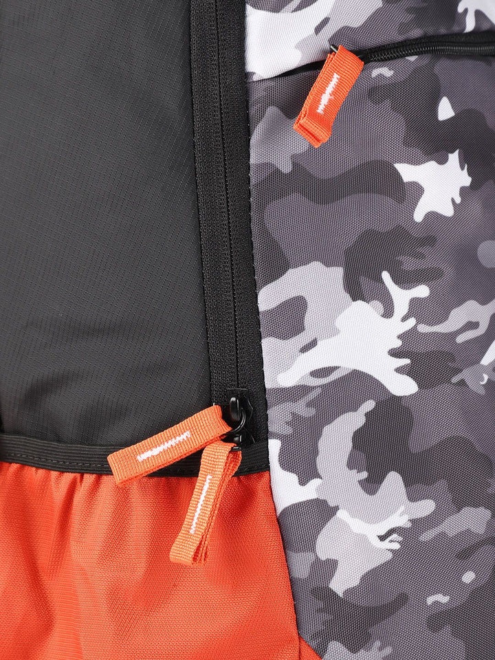 Gear Unisex Grey & White RANGER 2 Camouflage Printed Backpack
