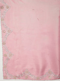 Saree mall Embellished Beads and Stones Organza Saree