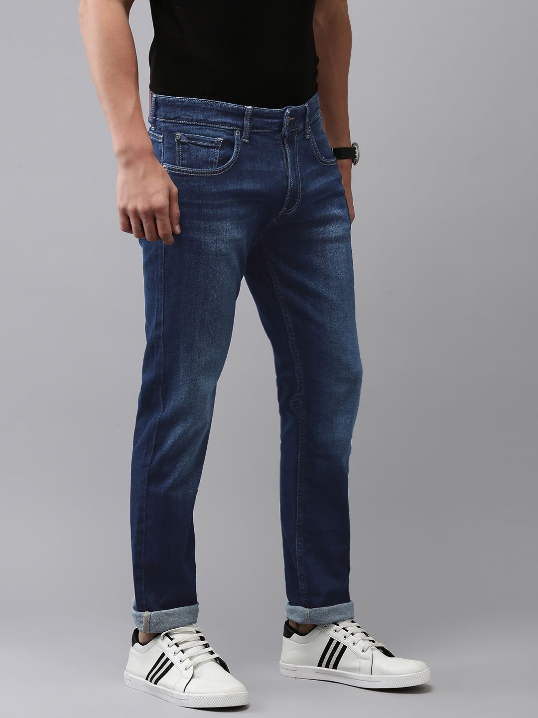 SPYKAR Men Ricardo Relaxed Fit Light Fade Stretchable Jeans