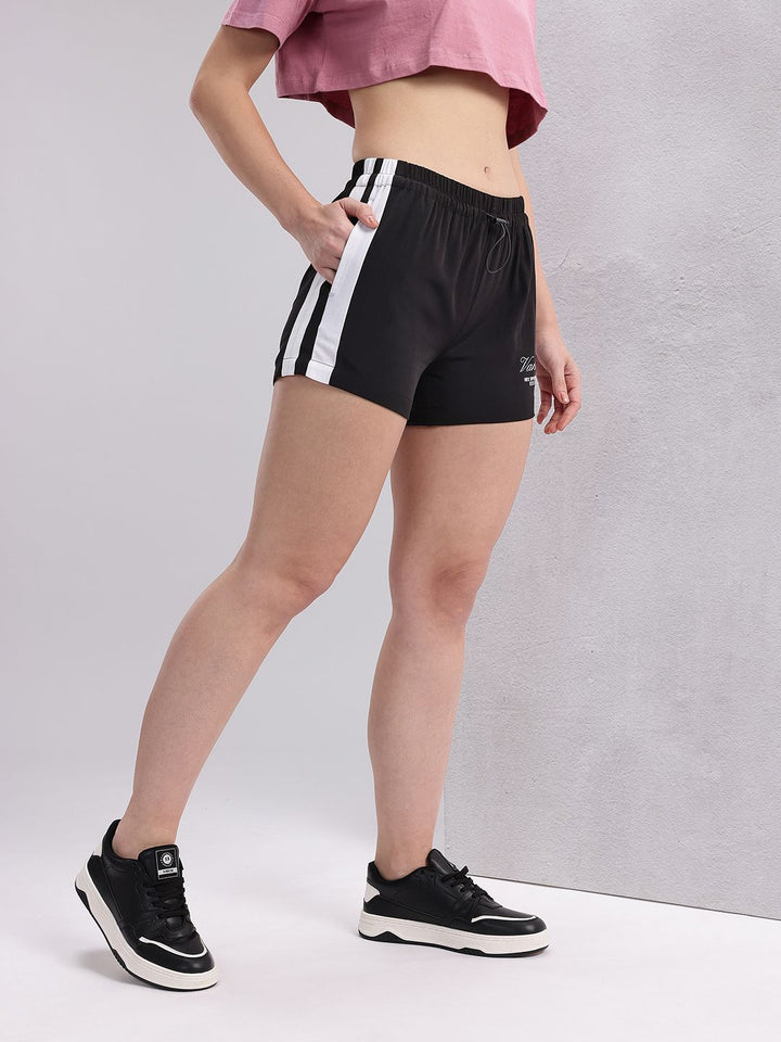 HRX by Hrithik Roshan Women Side Striped Shorts