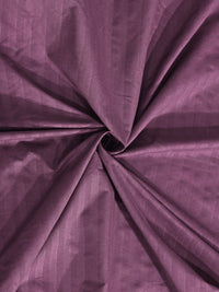 KLOTTHE Magenta Striped 300 TC King Bedsheet with 2 Pillow Covers