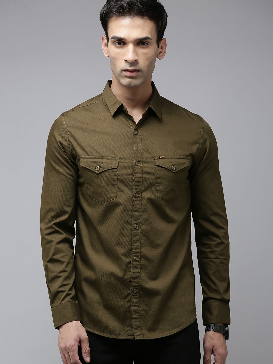 SPYKAR Solid Casual Shirt