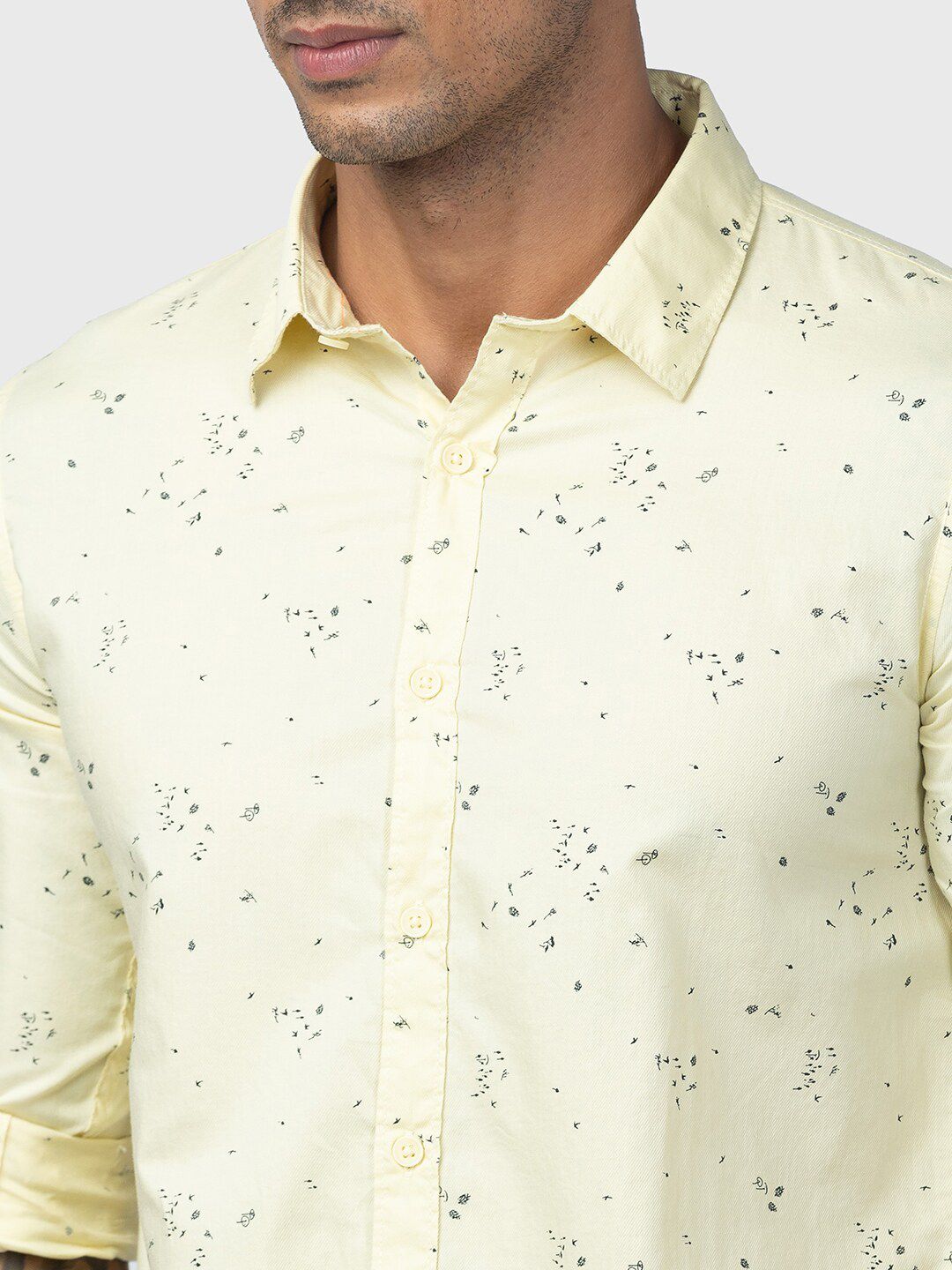 SPYKAR Men Slim Fit Printed Casual Cotton Shirt
