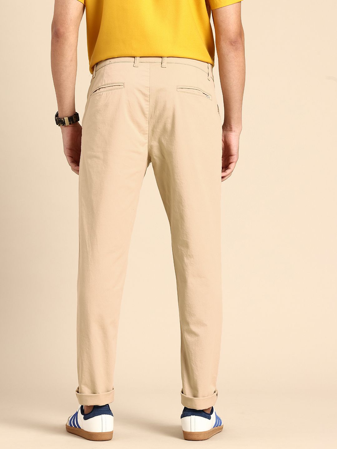 Being Human Men Classic Slim Fit Chinos Trousers