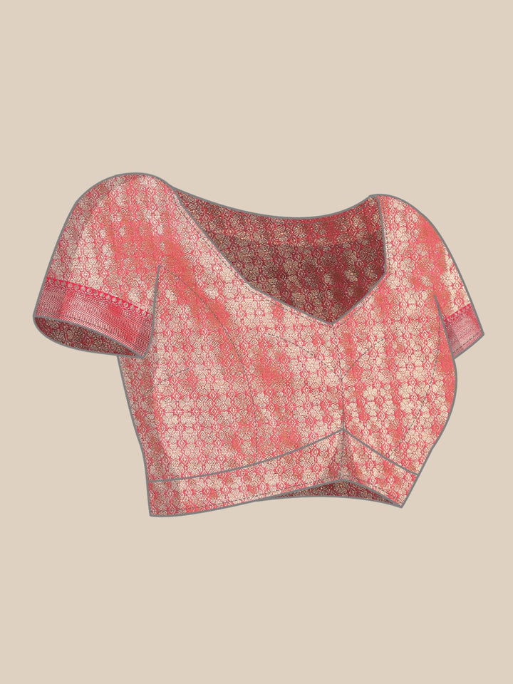 Silk Land Woven Kalamkari Art Silk Chanderi Digital Print Saree