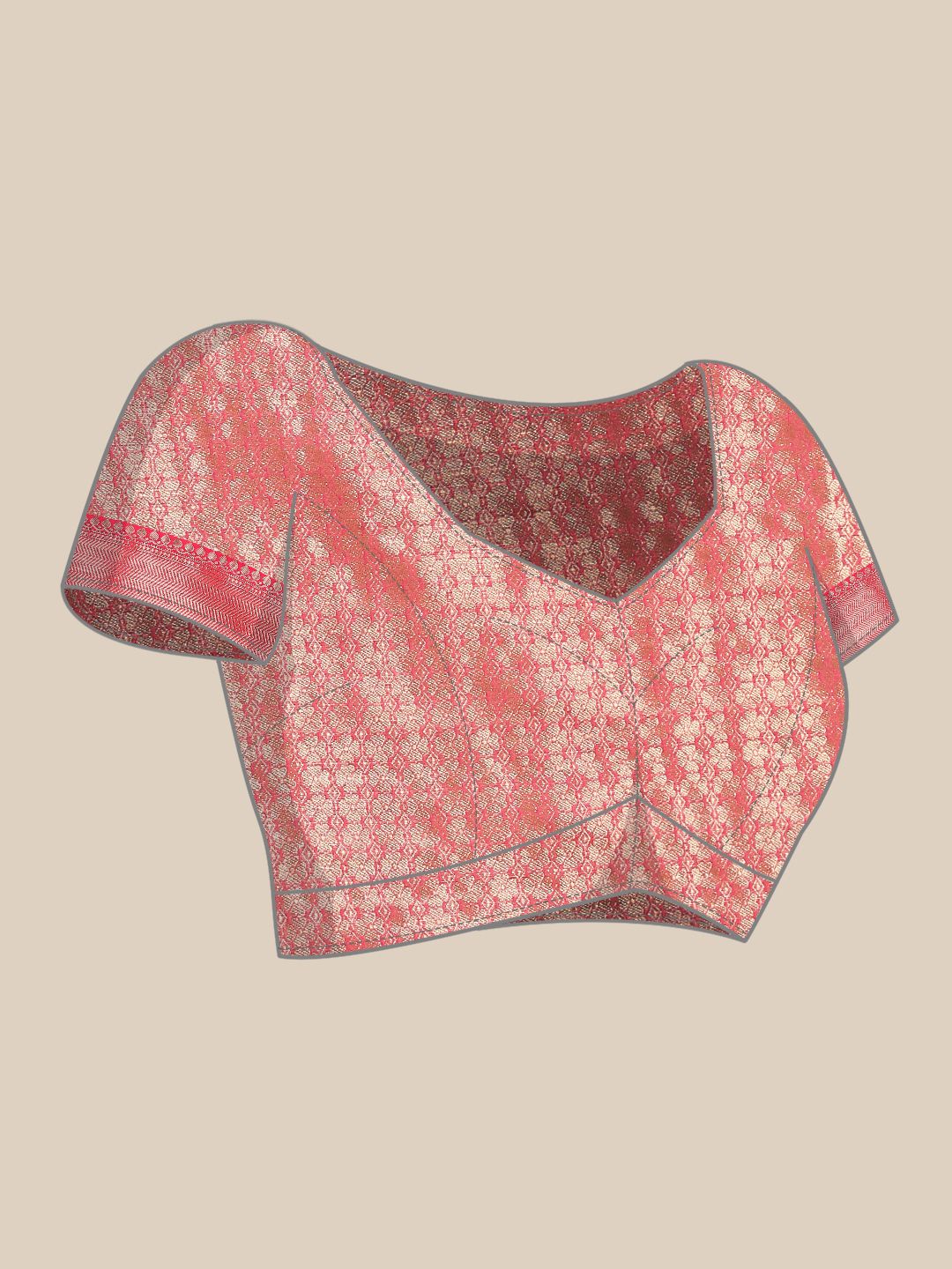 Silk Land Woven Kalamkari Art Silk Chanderi Digital Print Saree