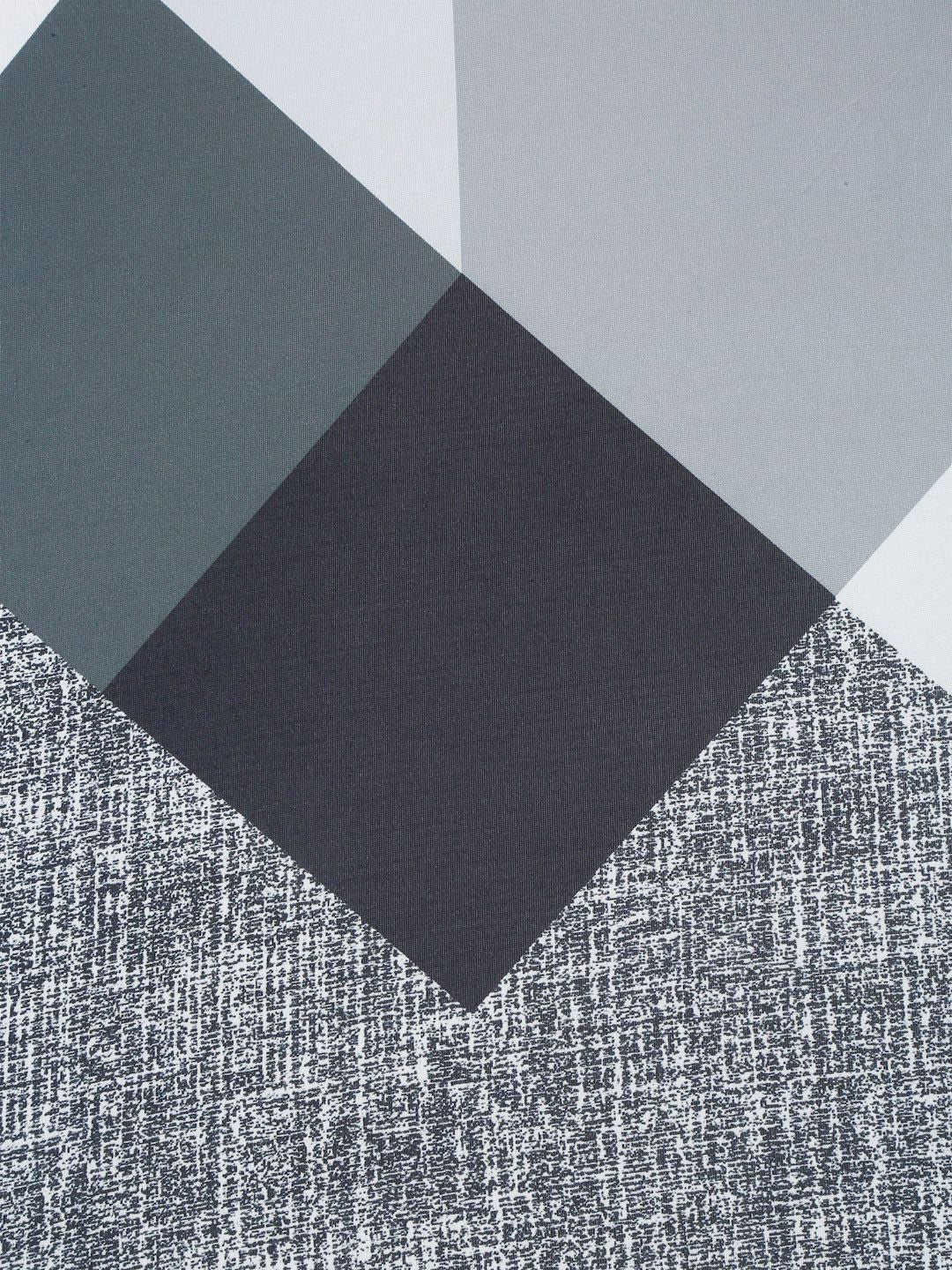 Cortina Black & White Geometric Printed 3-Seater Sofa Cover