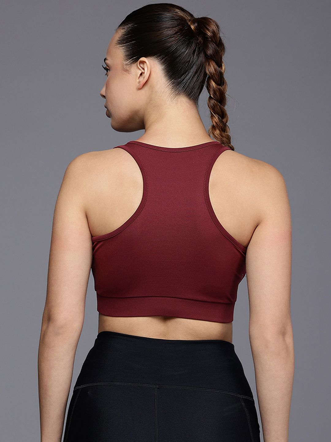 HRX by Hrithik Roshan PERFORMANCEBONDED Rapid-Dry Training or Gym Bra AW24_W_BA_KT7909_03