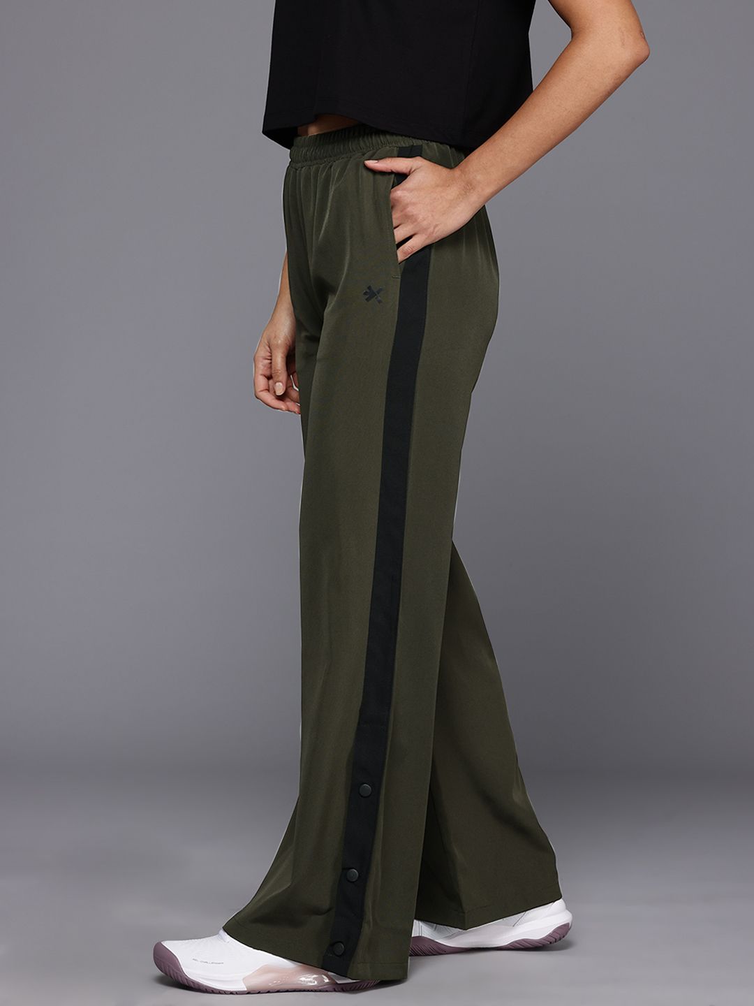 HRX by Hrithik Roshan Women Lifestyle Wide Leg Track Pants