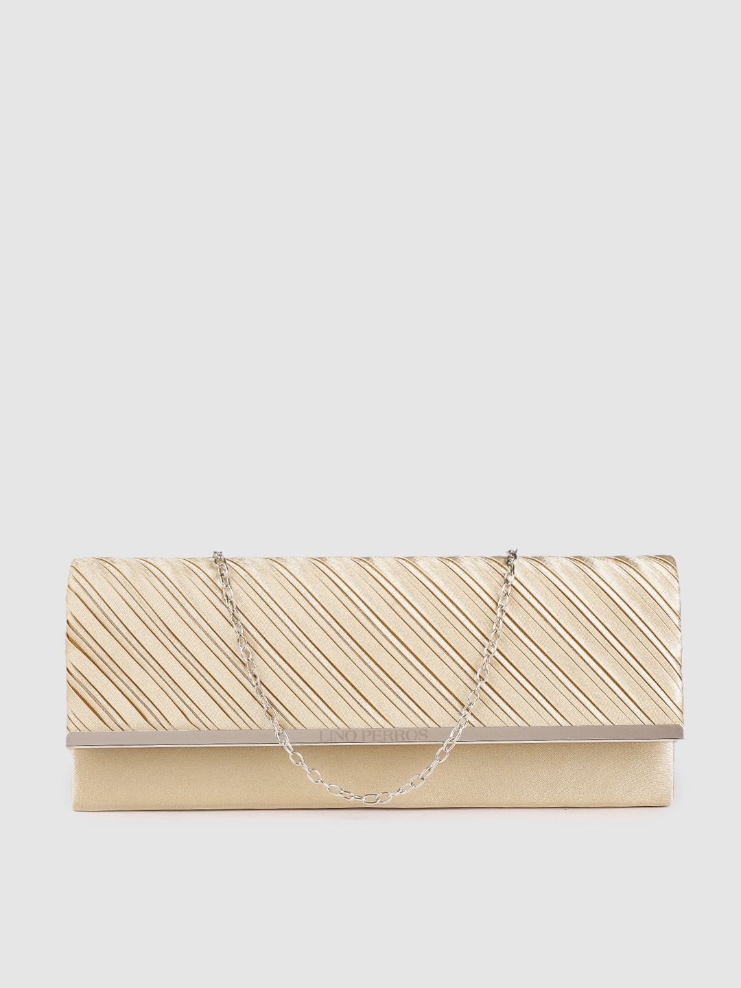 Lino Perros Gold-Toned Textured Clutch