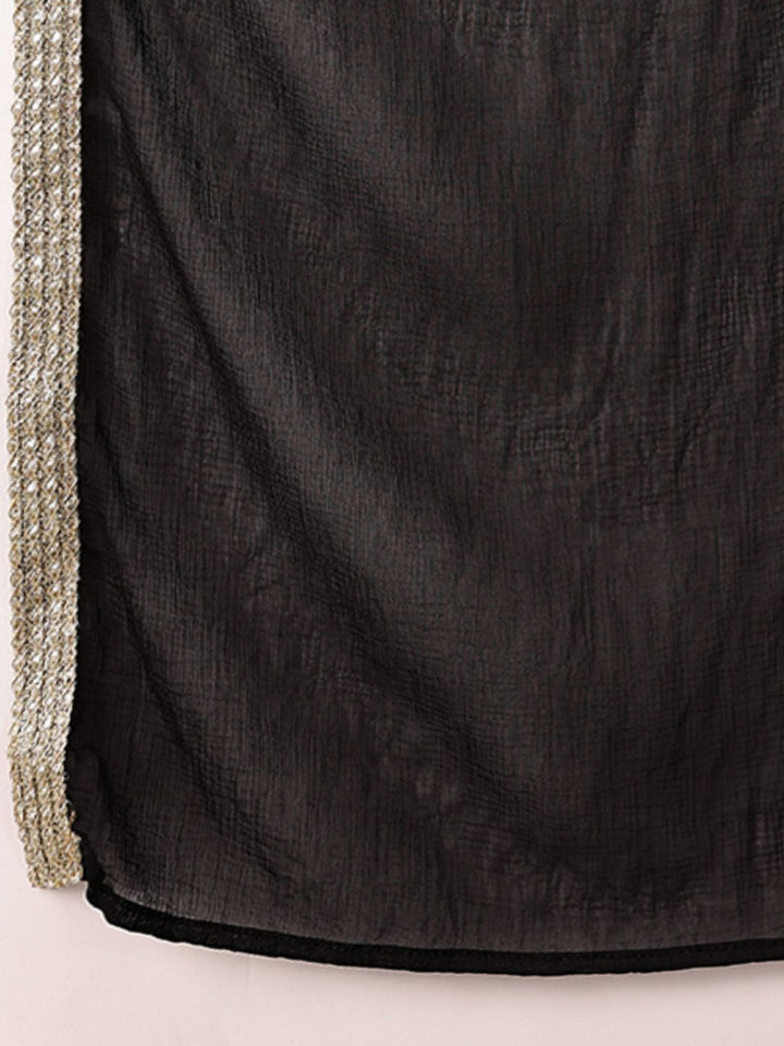 House of Pataudi Regular Jashn Kurta with Trousers & With Dupatta