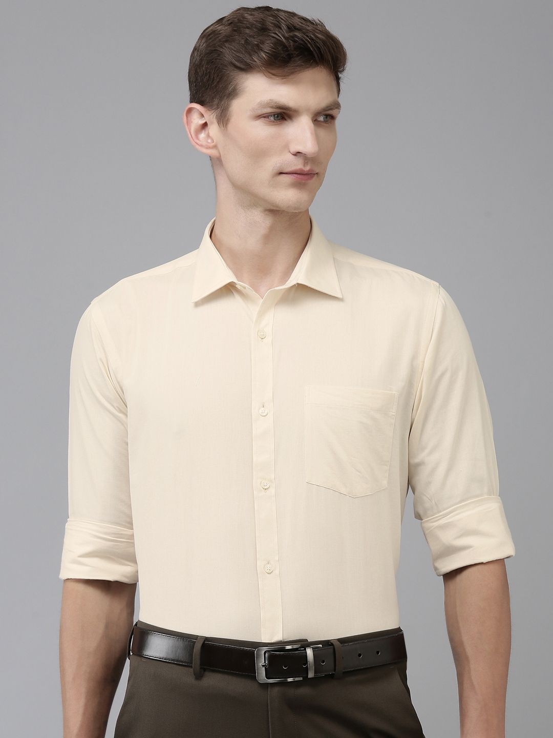 Park Avenue Pure Cotton Slim Fit Opaque Formal Shirt