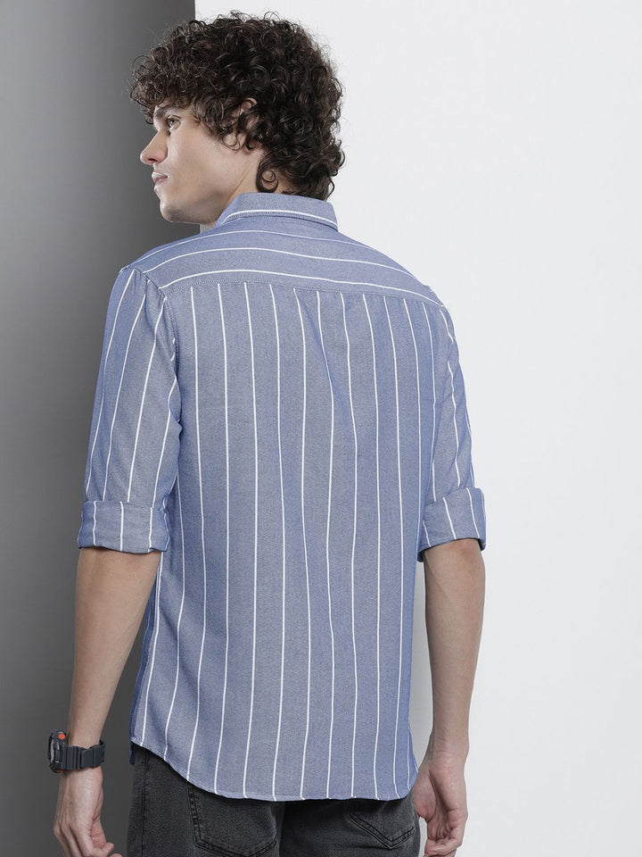 The Indian Garage Co Men Striped Casual Shirt