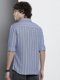 The Indian Garage Co Men Striped Casual Shirt