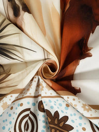 Moda Rapido X KLOTTHE Berwarna Krim & Perbualan Coklat 400 TC Cadar Katil King dengan 2 Sarung Bantal