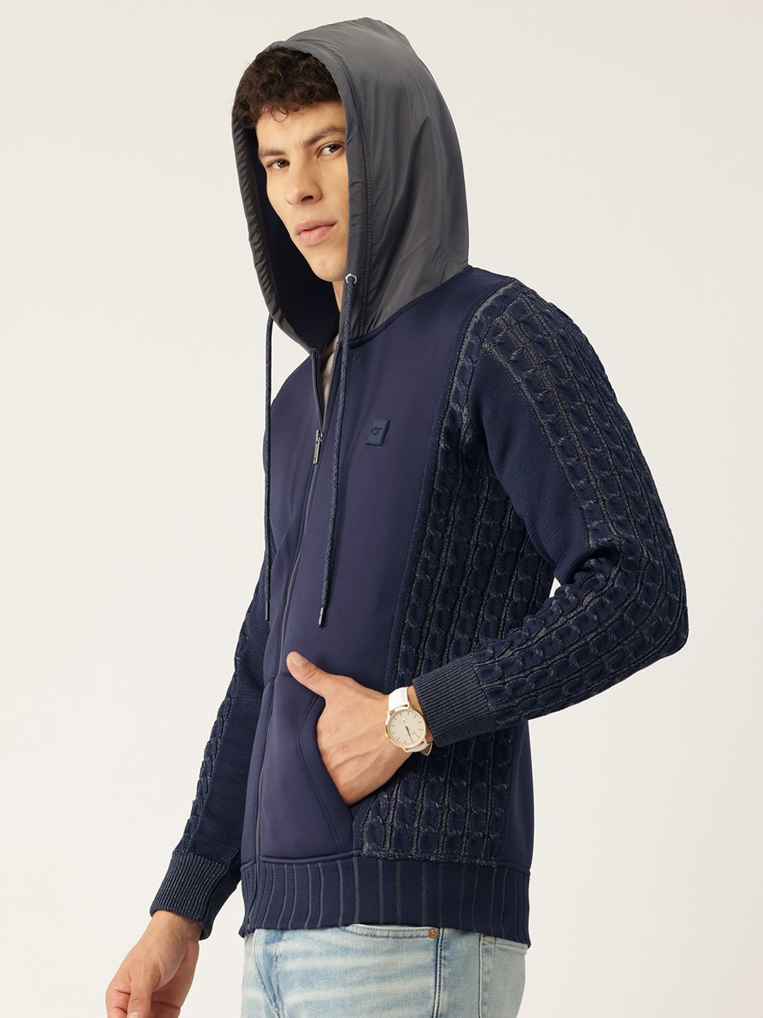 Monte Carlo Men Cable Knit Cardigan
