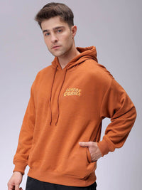 The Indian Garage Co Men Printed Hooded Sweatshirt
