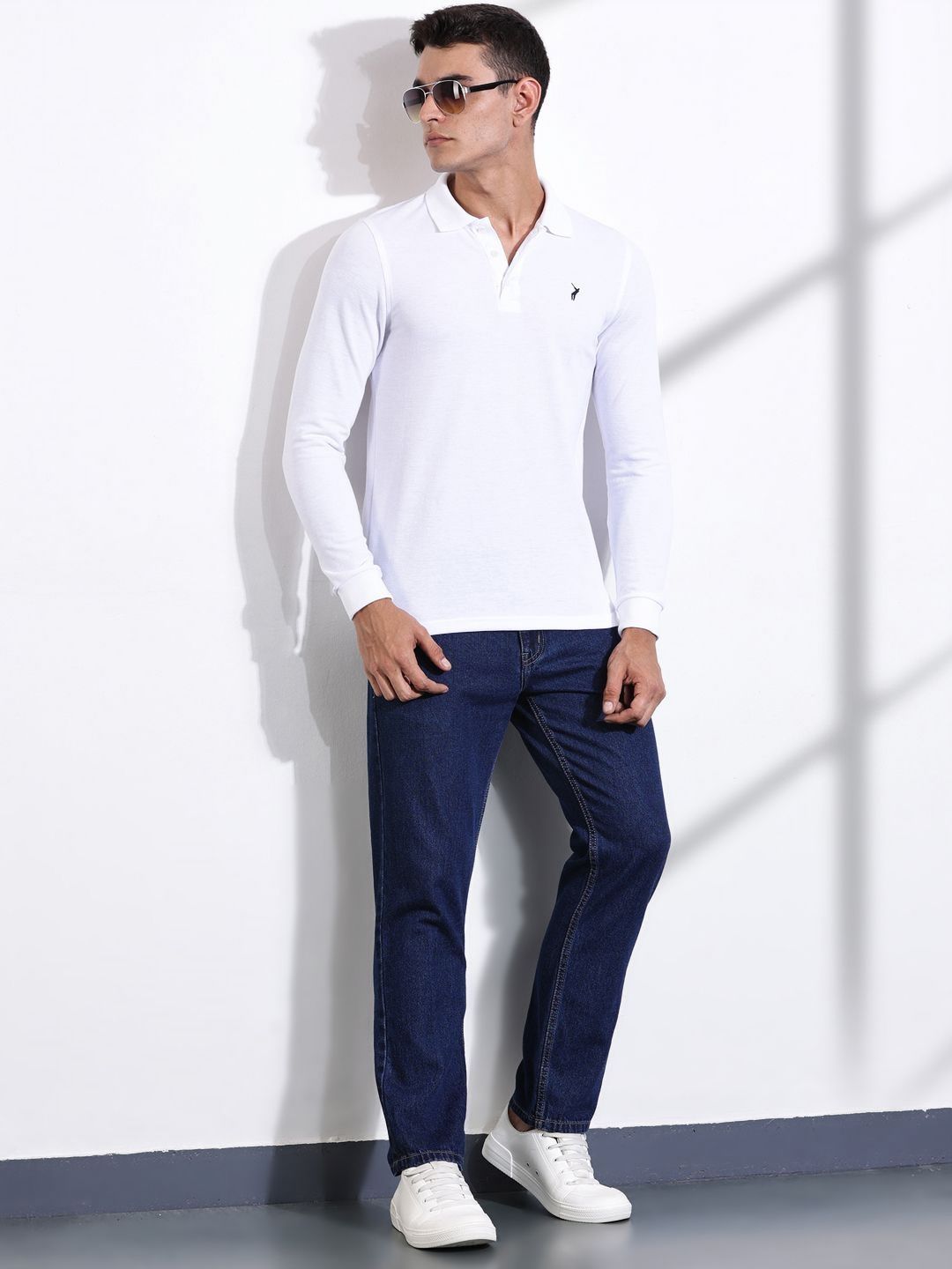 Thomas Scott Men Solid Polo Collar T-shirt