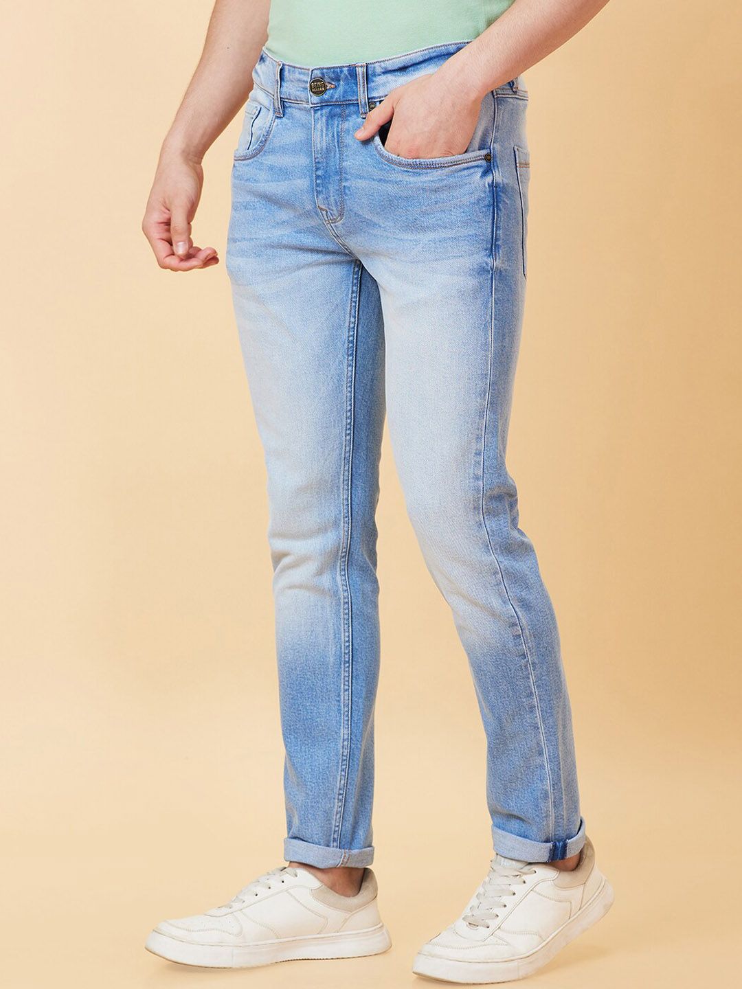 Being Human Men Slim Fit Heavy Fade Jeans