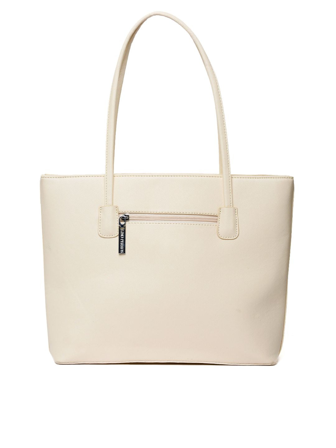 Lino Perros Off-White Solid Laptop Bag