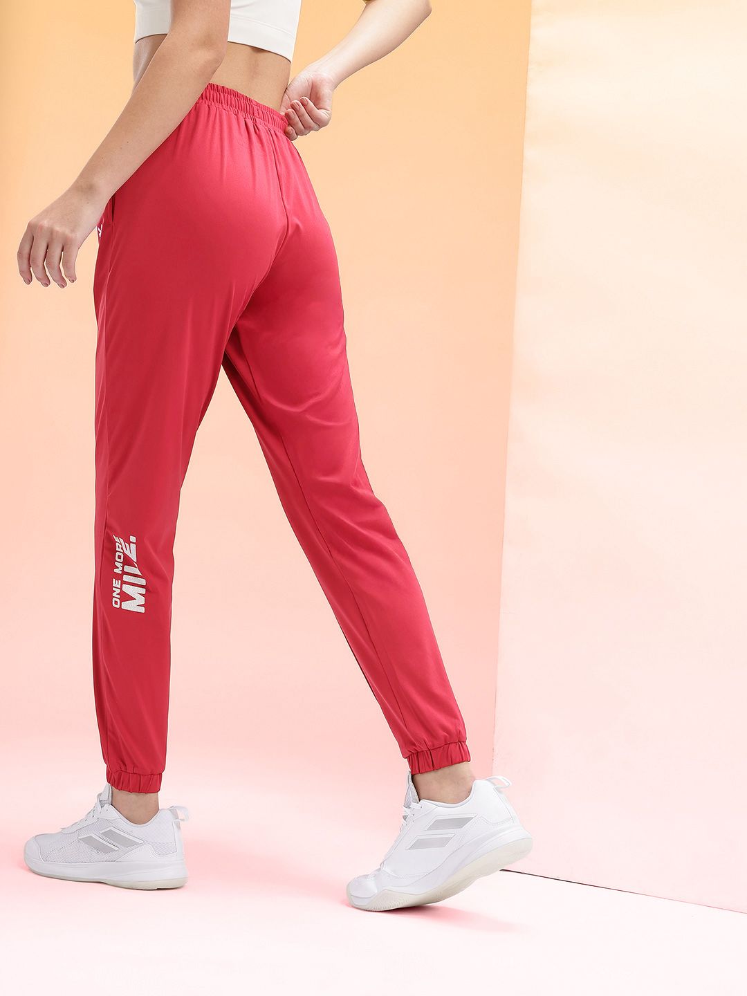 HRX by Hrithik Roshan Women Typography Detail Rapid-Dry Running Joggers