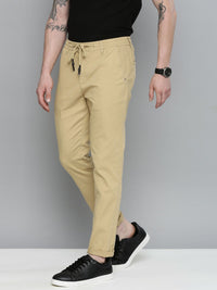 Garage CO Indian Lelaki Beige Slim Fit Chinos Seluar