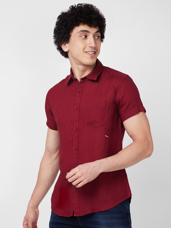 SPYKAR Linen Casual Shirt