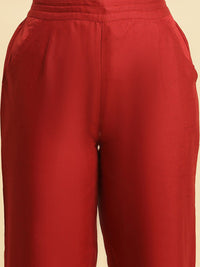 W Women Ethnic Parallel Trousers