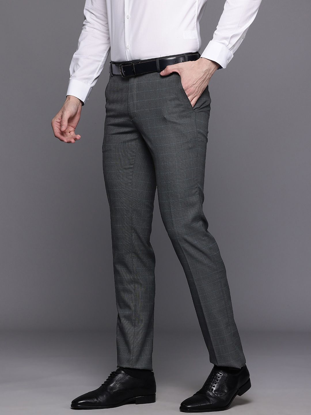 Raymond Men Slim Fit Non Iron Trousers