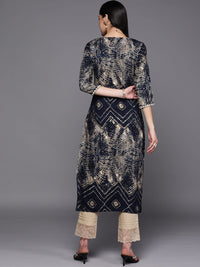 Libas Women Yoke Design Mirror Work Kurta