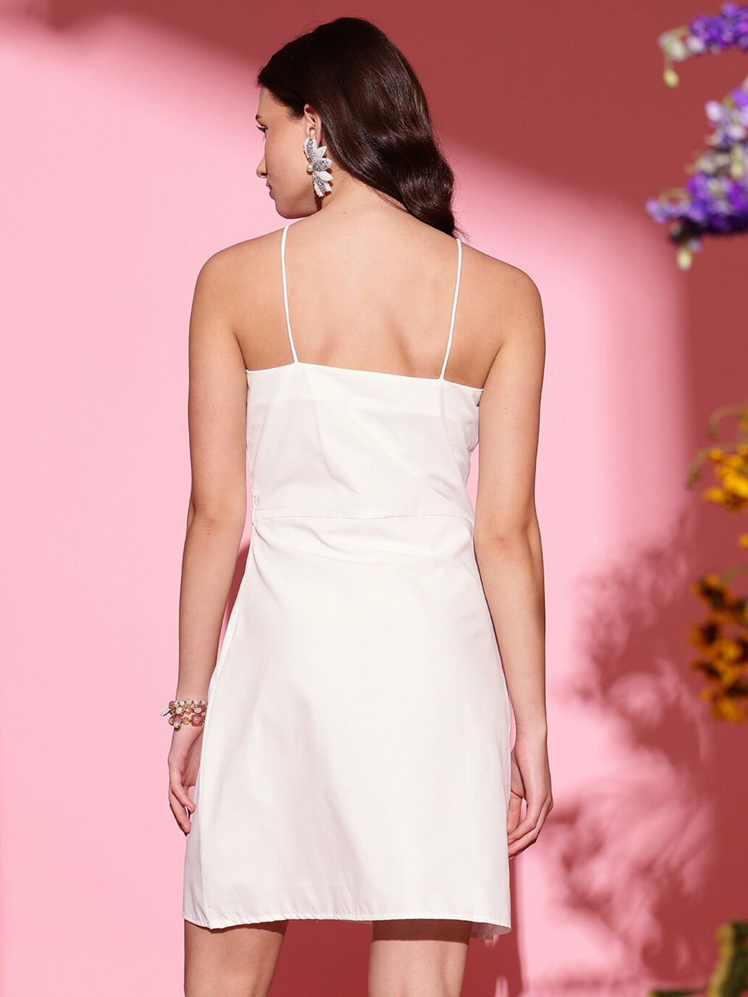 STREET 9 Shoulder Straps Pure Cotton Sheath Dress