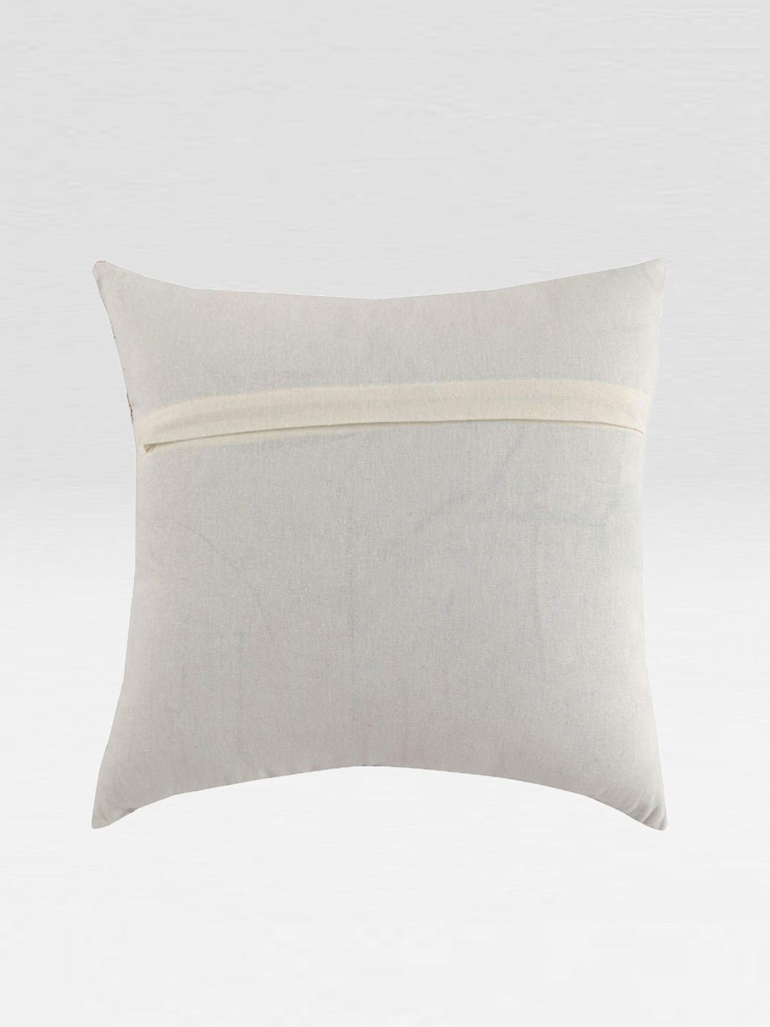 STITCHNEST Yellow & White Set of 2 Floral Square Cushion Covers