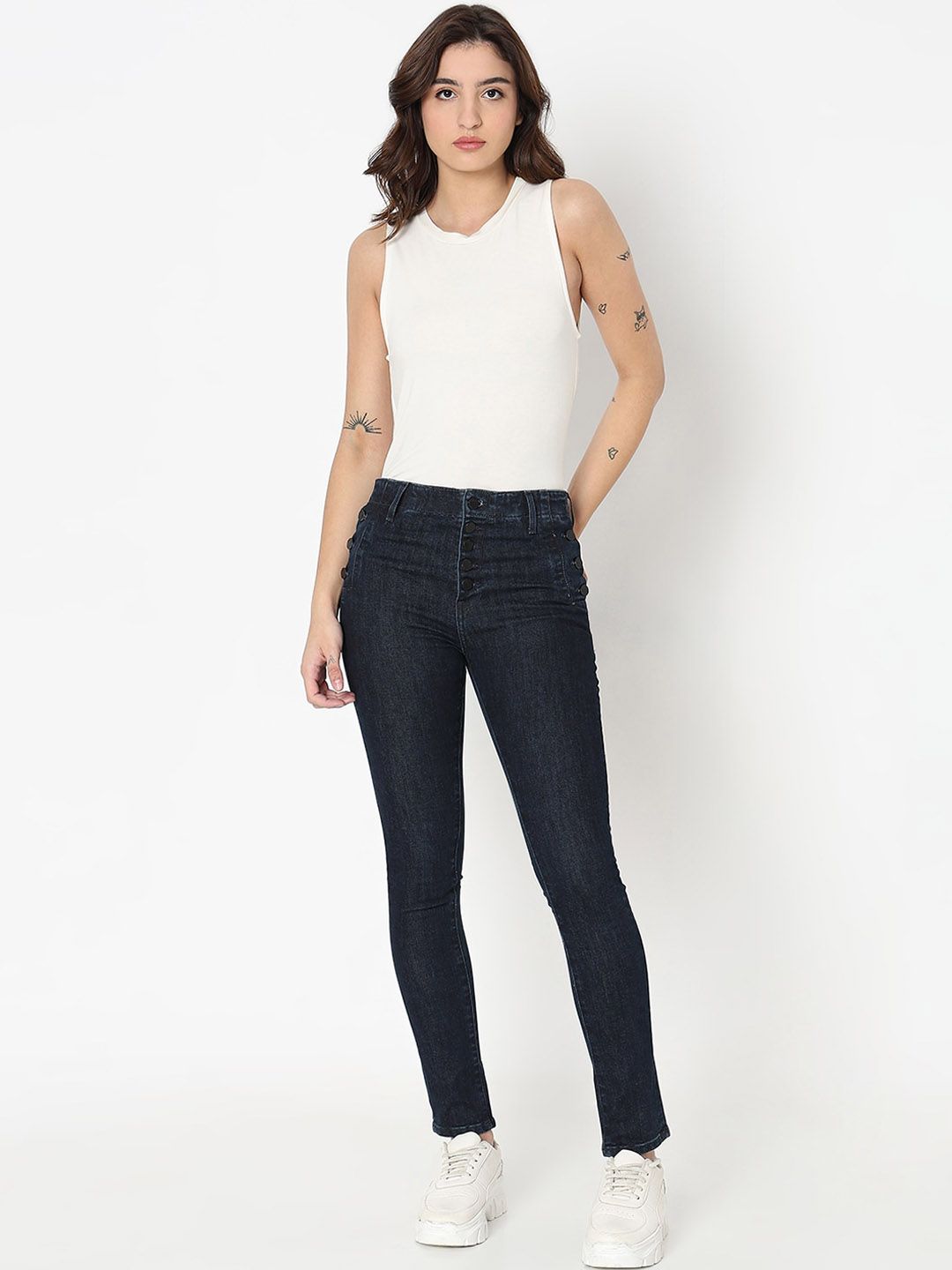SPYKAR Women Adora Skinny Fit High-Rise Jeans