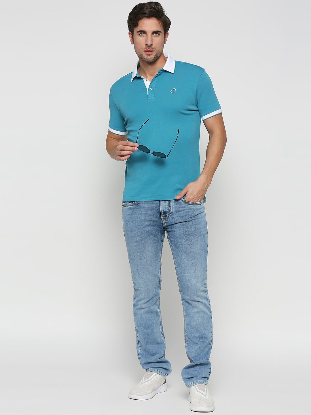 Being Human Men Slim Fit Clean Look Heavy Fade Jeans