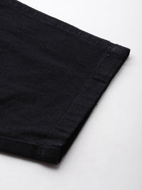 DressBerry Women High-Rise Stretchable Slouchy Fit Jeans with Detachable Chain