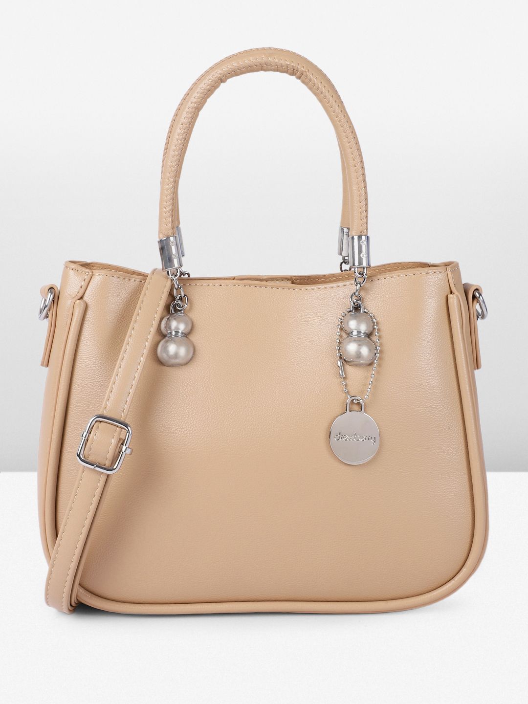 DressBerry Textured Structured Handheld Bag