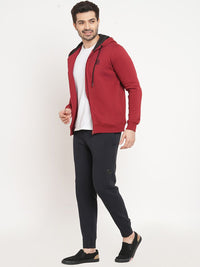 Impian manis lelaki navy biru joggers pepejal