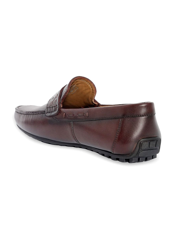 RARE RABBIT Men Bold Leather Formal Loafers