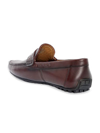 RARE RABBIT Men Bold Leather Formal Loafers