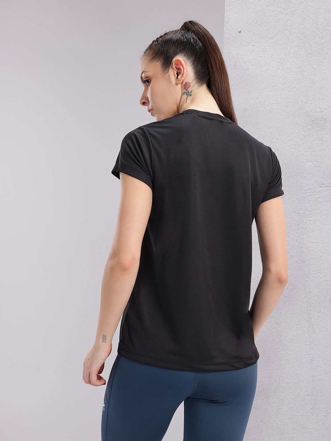 HRX by Hrithik Roshan Couple Collection Printed Rapid-Dry Running T-shirt
