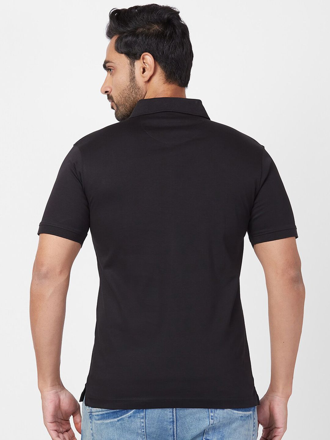 Park Avenue Polo Collar Cotton Slim Fit T-shirt