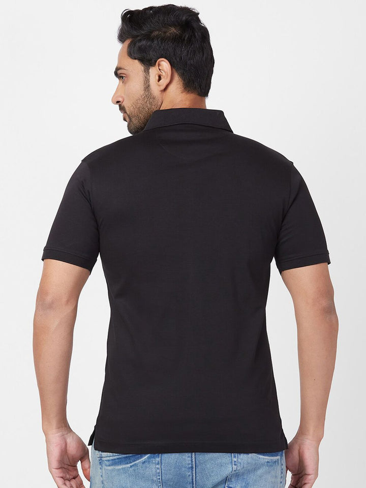Park Avenue Polo Collar Cotton Slim Fit T-shirt