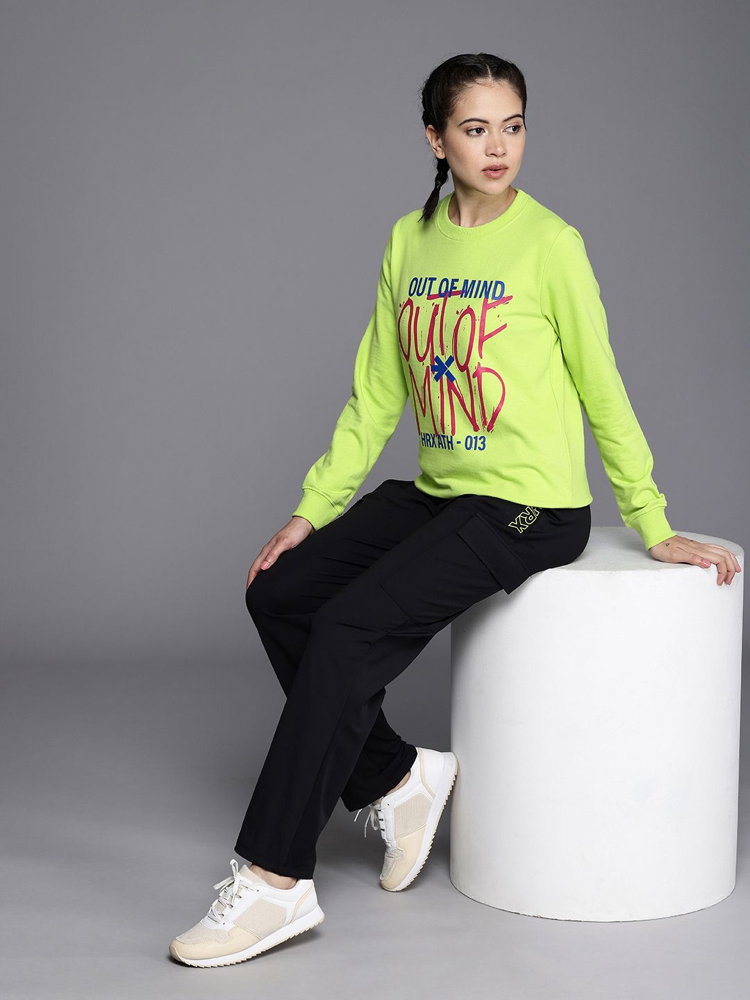 HRX by Hrithik Roshan Printed Lifestyle Sweatshirt