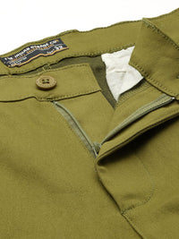 The Indian Garage Co Men Slim Fit Chinos Trousers