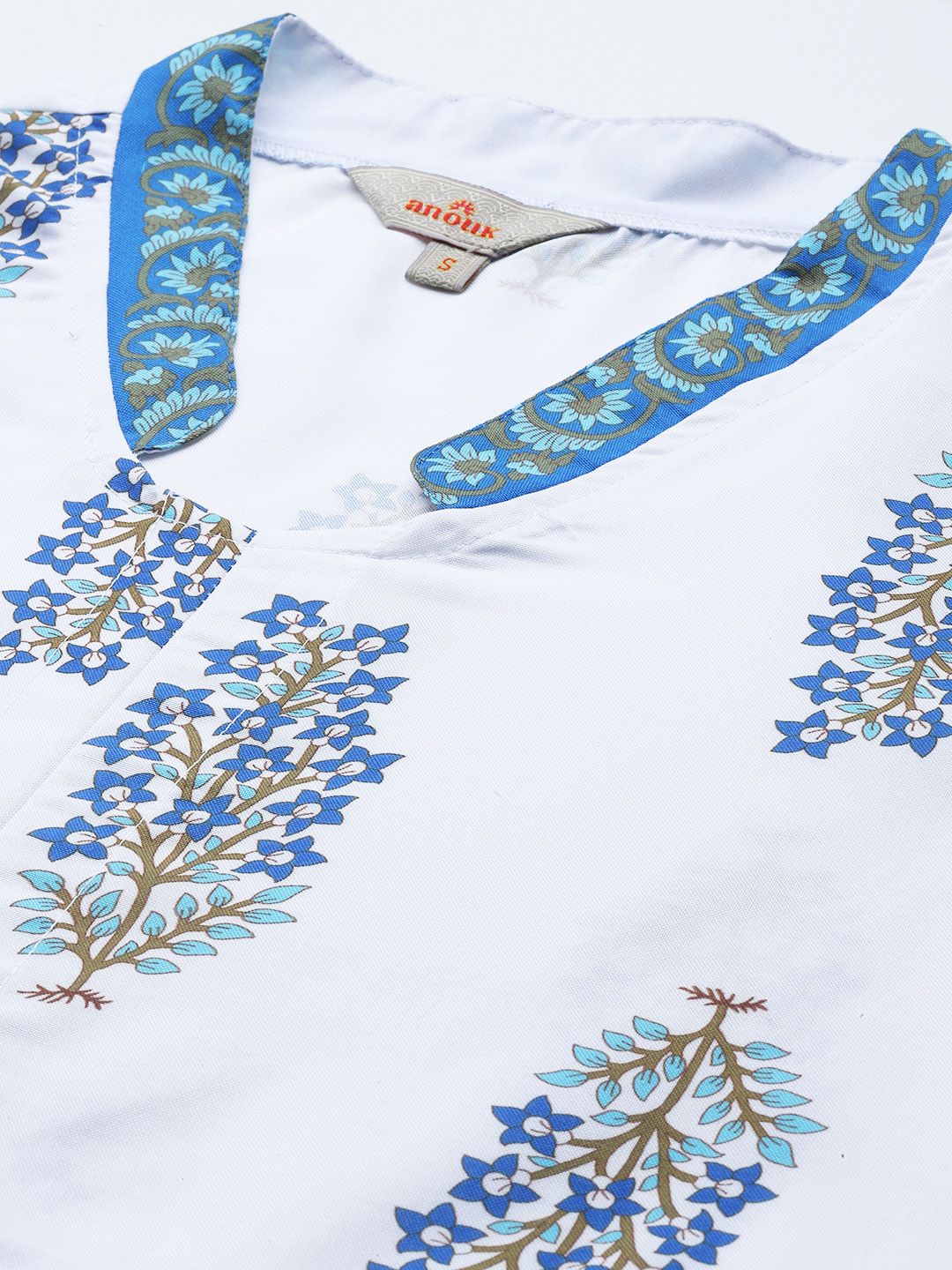 Anouk Women Ethnic Motifs Printed Kurta with Trousers & Dupatta
